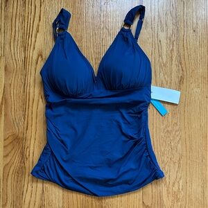 Bleu Rod Beattie Blue Swim Top